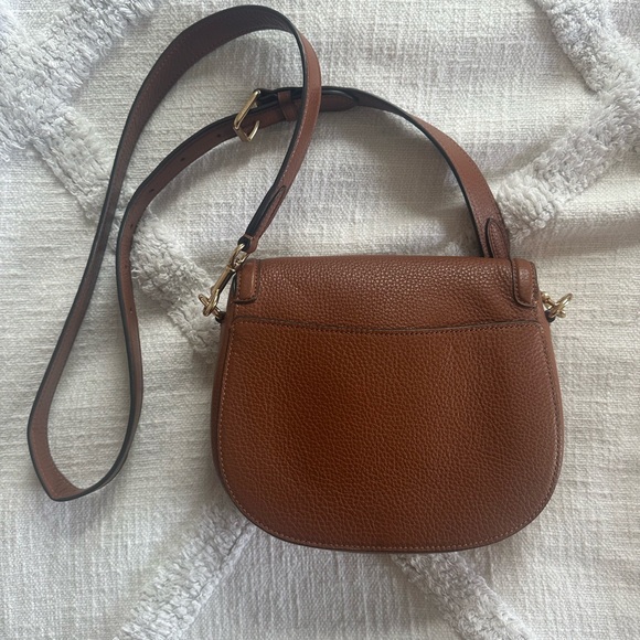 Coach Jade Saddle Bag With Daisy Applique - Picture 6 of 12